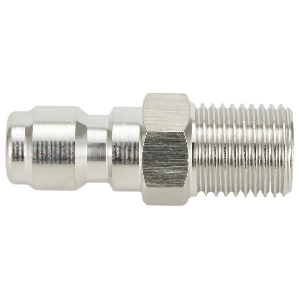 High=Pressure Washer Connectors 1/4inch Male Quick Release Adapter Fitting Water=Gun Nozzle Quick Connect Parts Garden Tool Part