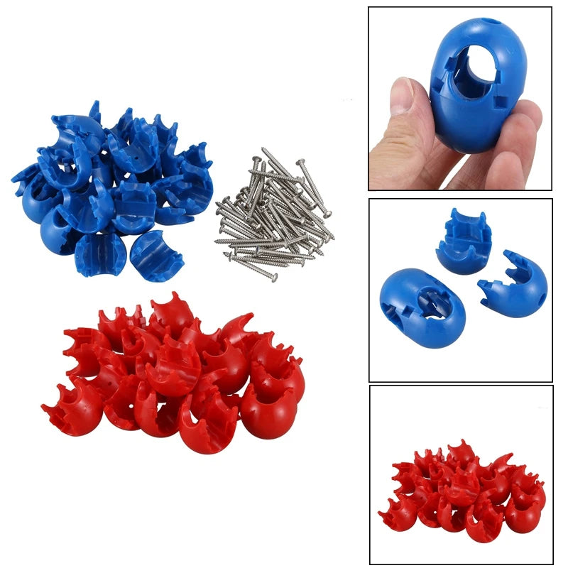 20Pcs Climbing Rope Net Plastic Connector Net Buckle Climbing Accessories For Outdoor Swing Climbing Rope Parts