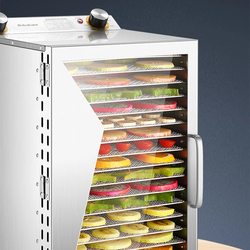 AB01 Dry fruit machine 18 layer warm drying air drying machine food vegetable meat dehydration small multi-functional