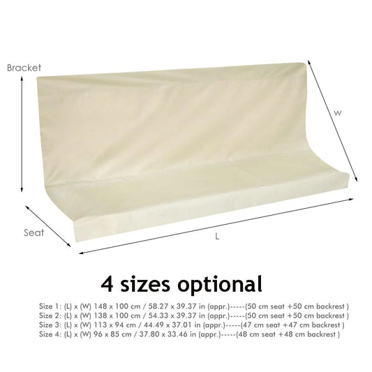 Waterproof 2/3 Seater Swing Cover for Chair Bench Replacement Garden Outdoor All-Purpose Covers Hammock Dust Covers