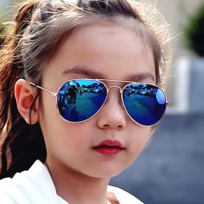 Vintage Kids Sunglasses UV400 Brand Designer New Trend Children Sun Glasses Luxury Shades Baby Boys Girls Eyewear