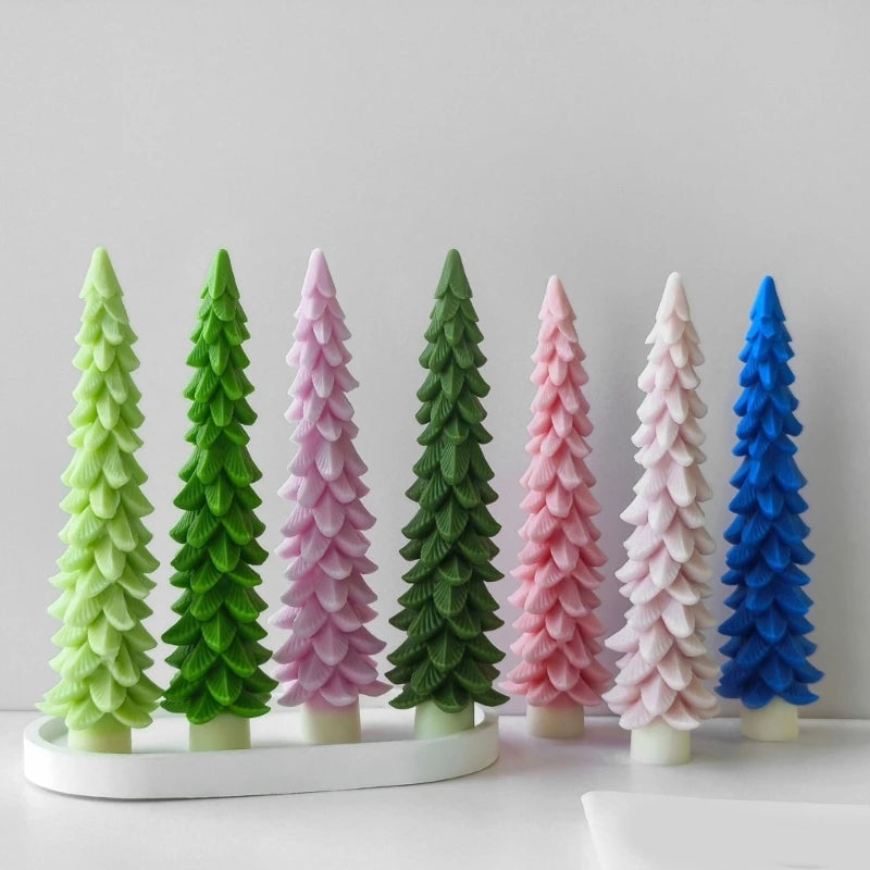 Tree Making Molds Soap Molds Silicone Ornament Molds for Candle