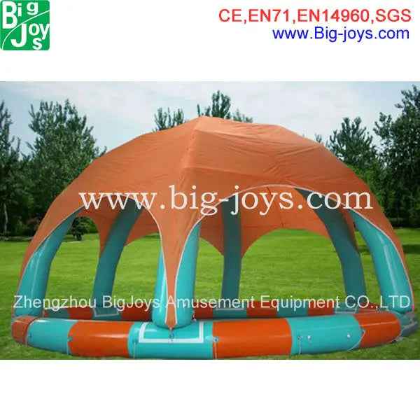 Hot Summer Swimming Pool With Tent Big Outdoor Above Ground Water Swimming Pool