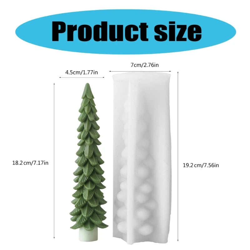 Tree Making Molds Soap Molds Silicone Ornament Molds for Candle