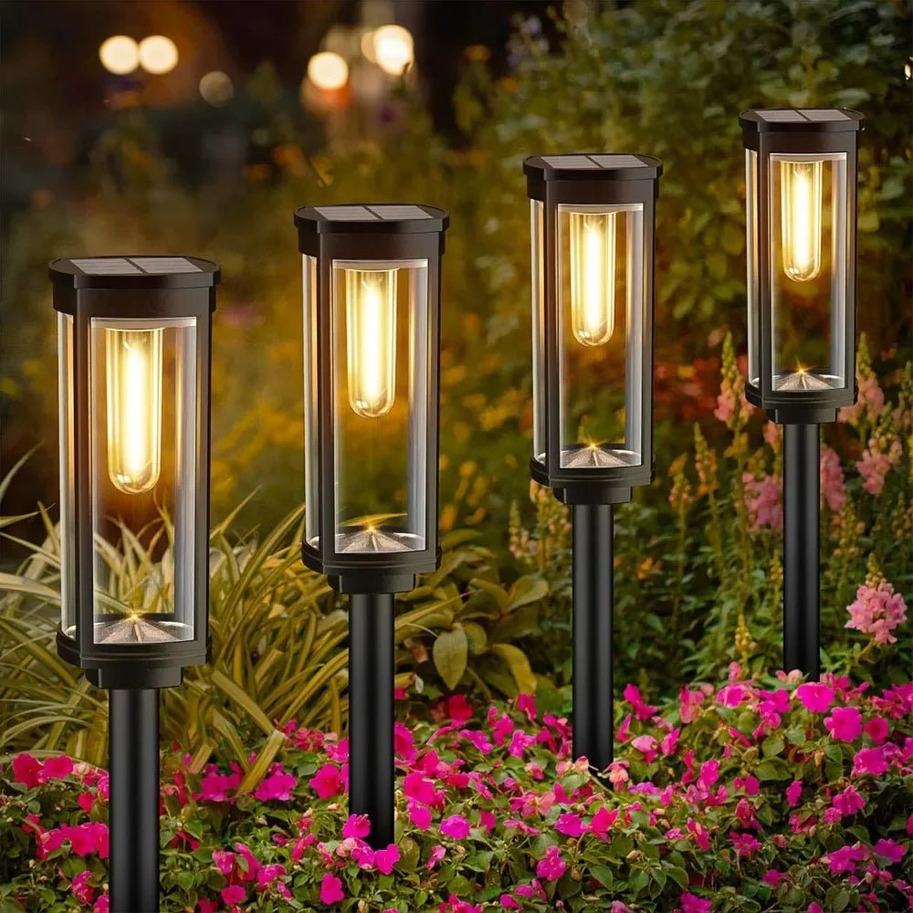 solar garden lights outdoor lights landscape light garden light solar lawn 8 Pack