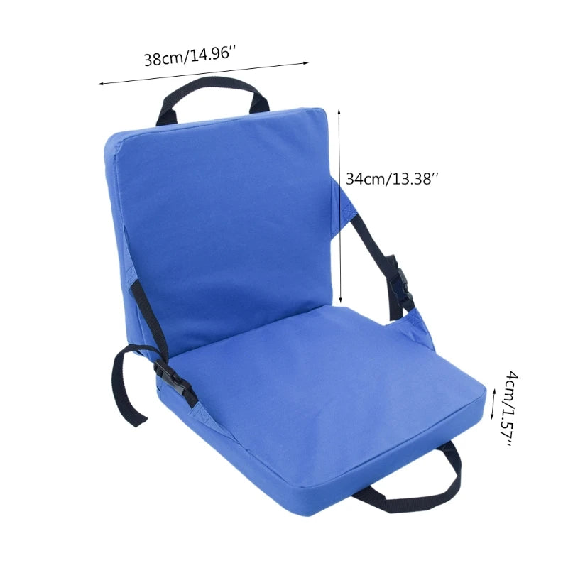 Waterproof Recliner Cushions Folding Stadium for Seat Lounger Pad Boat Canoe Kayak for Seat Outdoor Chair Cushion Comfortable