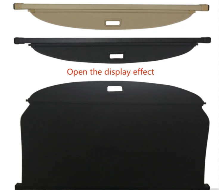 High quality   Car Interior Accessories Black Retractable Trunk Security Shade Custom Fit Trunk Cargo Cover For Kia Niro