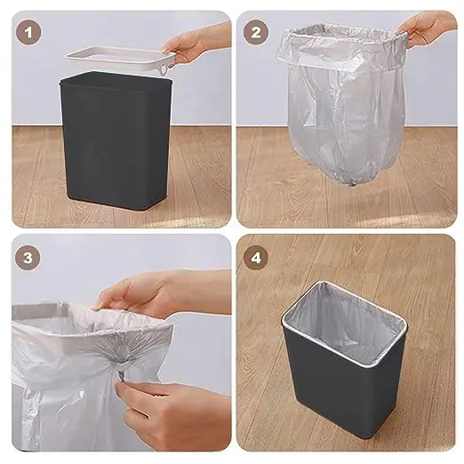 12L Black Smart Trash Can Waterproof Automatic Sensor Garbage Can for Bathroom Kitchen Toilet Motion Sensor Trash Can Smart Home