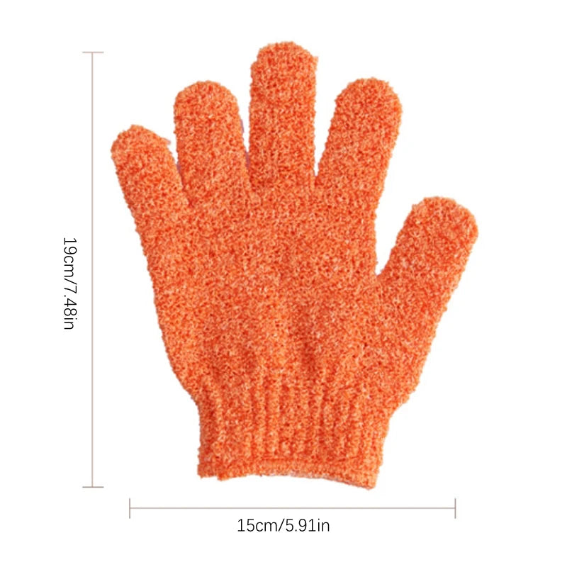 1Pcs Bath Gloves Household Shower Towel Scrub Body Wash Children Home Supply Elastic Wipe Back Bathing Cleaning Gloves Supplies